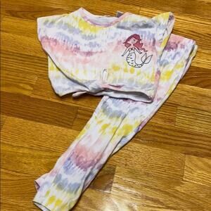 Mini series crop mermaid top&leggings